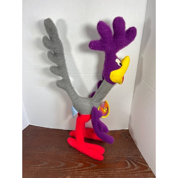 Vintage 1971 Warner Bros Road Runner Plush Toy 18" Retro Cartoon Memorabilia Col - Picture 3 of 4